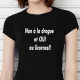T-shirt humoristique Non à la drogue, oui aux licornes!!