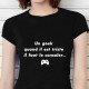 T-shirt humoristique Un geek triste