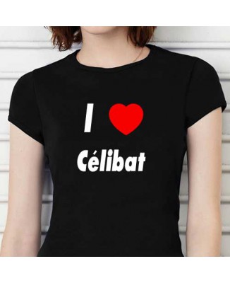 T-shirt I Love Celibat