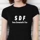 T-shirt humoristique SDF