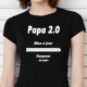 T-shirt humoristique Papa mise à jour
