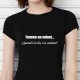 T-shirt humoristique Femme au volant
