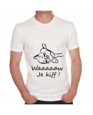 T-shirt humoristique Waaaaw je kiff!