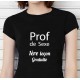 T-shirt humoristique Prof de sexe 1ère leçon gratuite