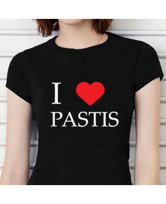 T-shirt humoristique I love Pastis