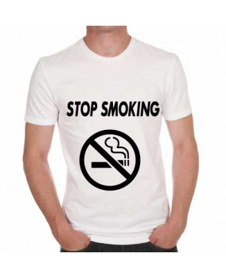 T-shirt humoristique Stop Smoking!