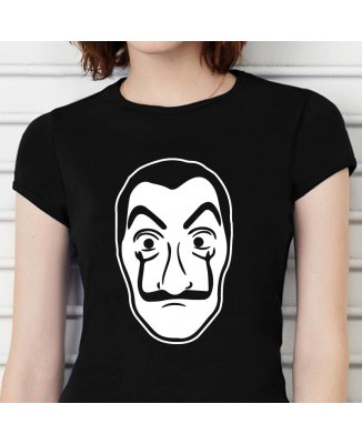 Tee shirt La Casa De Papel Masque Salvador Dali