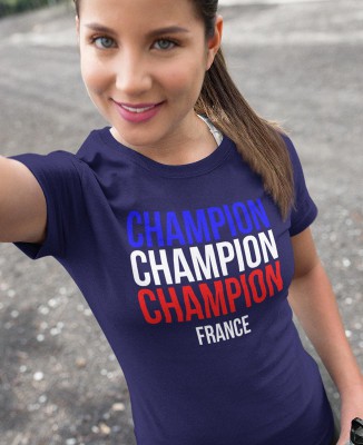 Tee-shirt France Champion