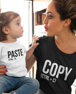 Tee-shirt Copy - Paste [Parent / Enfant]