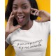T-shirt blanc humour "Je suis une Princesse et je vous emmerde"