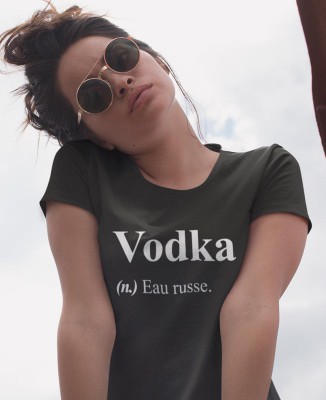 Tee shirt Femme Définition Vodka Eau Russe