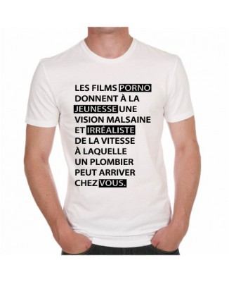 T-shirt "Les films pornos"