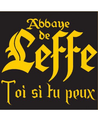 T-shirt "Abbaye de Leffe (toi si tu peux)..."