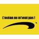 T-shirt humour " L'Océan ne m'veut pas!" by brice de nice
